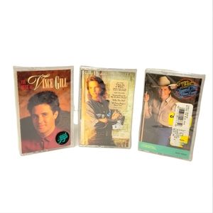 NWOT Various male country artist cassette tapes